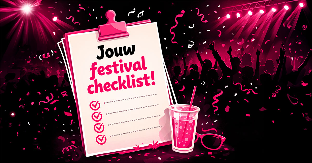 Scoor jouw festival checklist bij Festival Tijger
